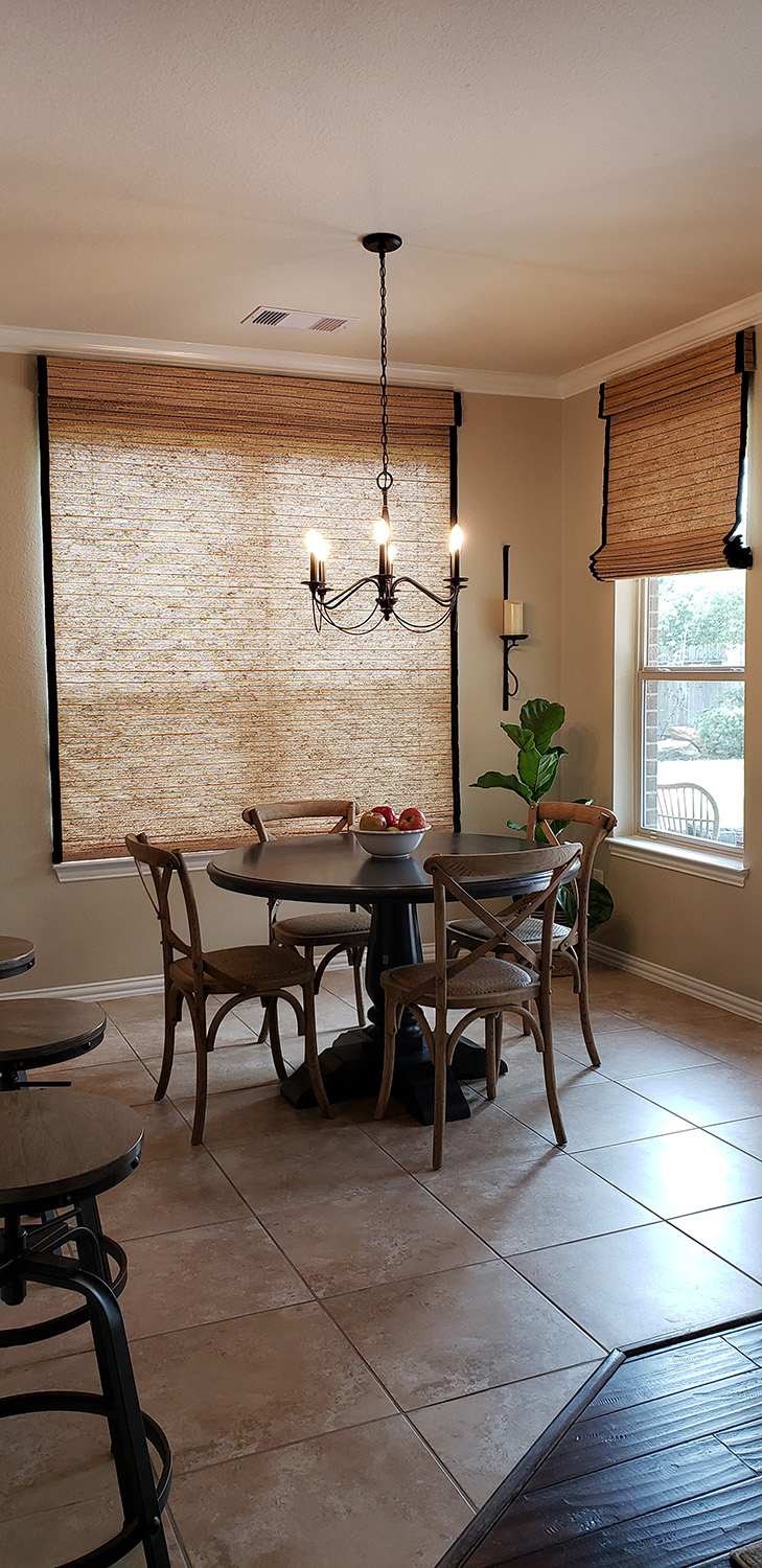Cordless wood woven shades with edge binding_729x1500